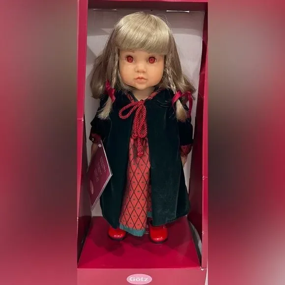 VINTAGE GOTZ German Noelle Doll In Box *Rare only 1,500 made LIMITED EDITION - Picture 1 of 16
